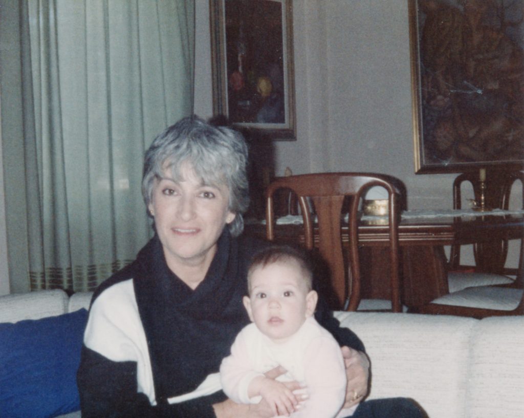 Christianna and Grandma Anna in 1985