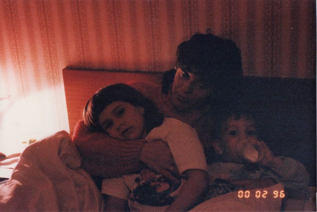 Mom with Christianna and Philip in 1988